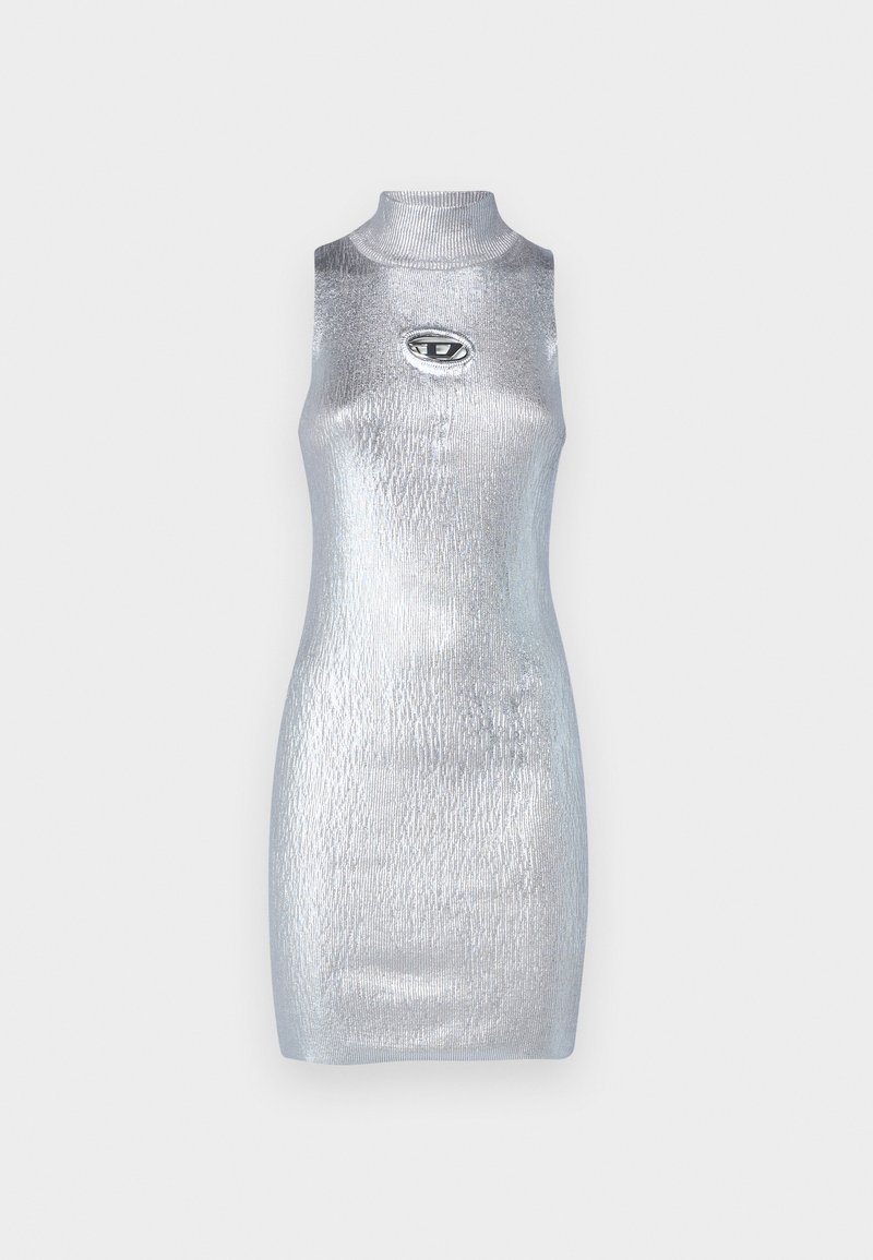 Diesel Cocktailjurk zilverkleurig