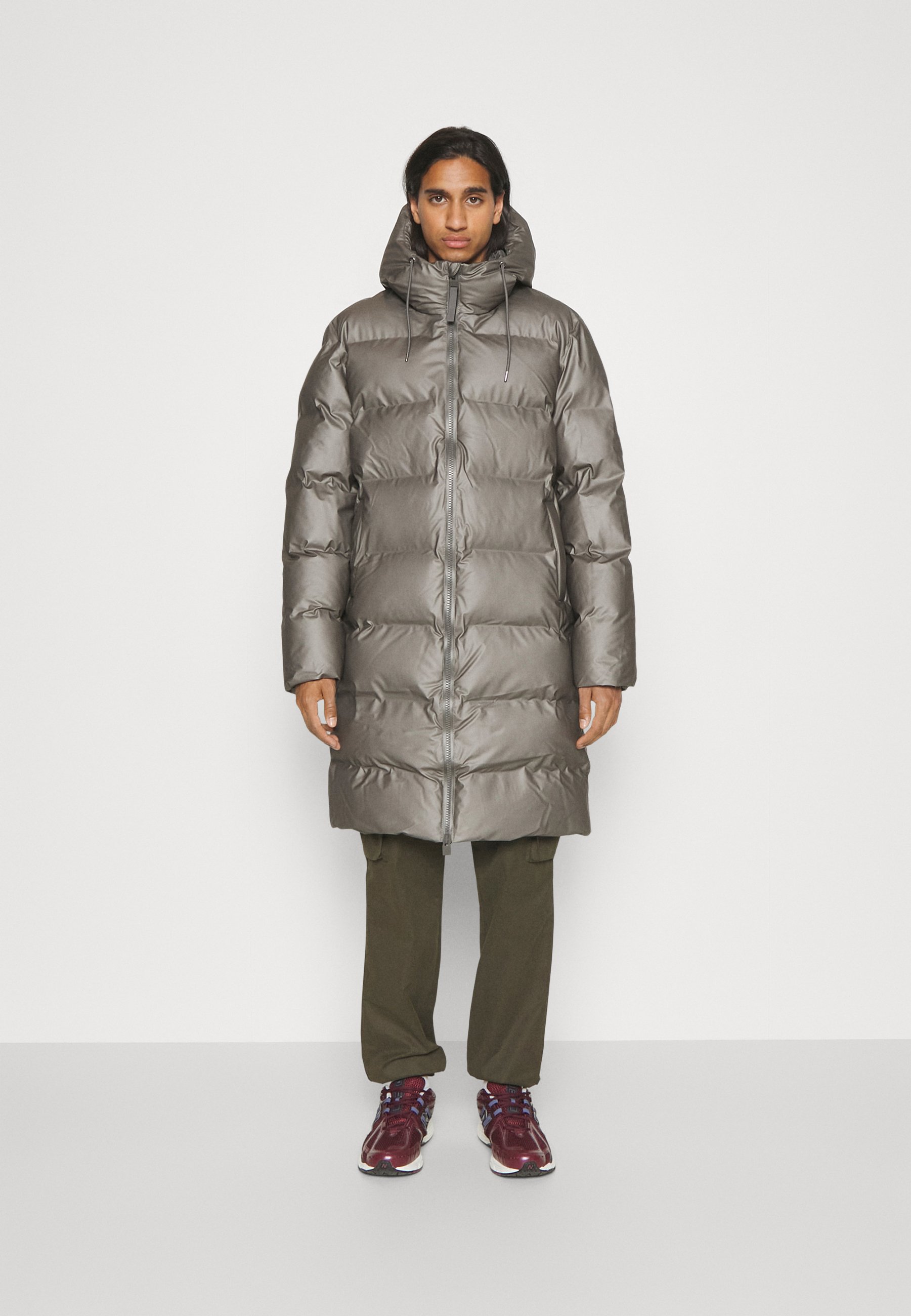 long puffer womens shiny puffer jacket with fur hood