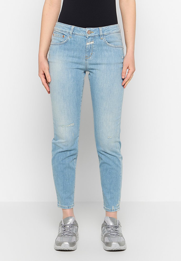 closed Slim fit jeans lichtblauw