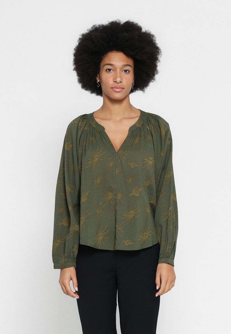 Scotch & Soda Blouse olijfgroen