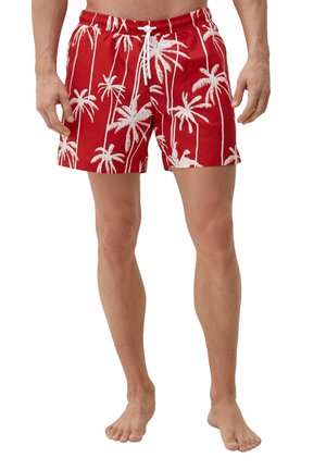 MIT ALLOVER-PRINT - Badeshorts - preiselbeere