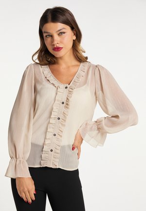 faina, Blouse - beige