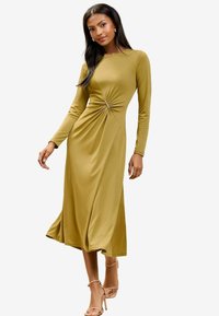 AND MIDI WITH DETAIL - Enostavna obleka - olive green