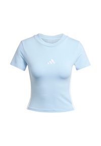 W 3S SJ T - Print T-shirt - glow blue   white