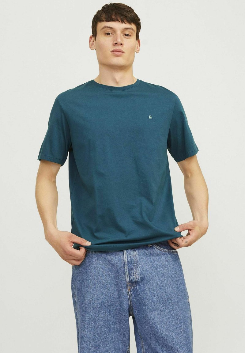 Jack & Jones JJEPAULOS TEE CREW NECK NOOS - Basic póló - deep teal
