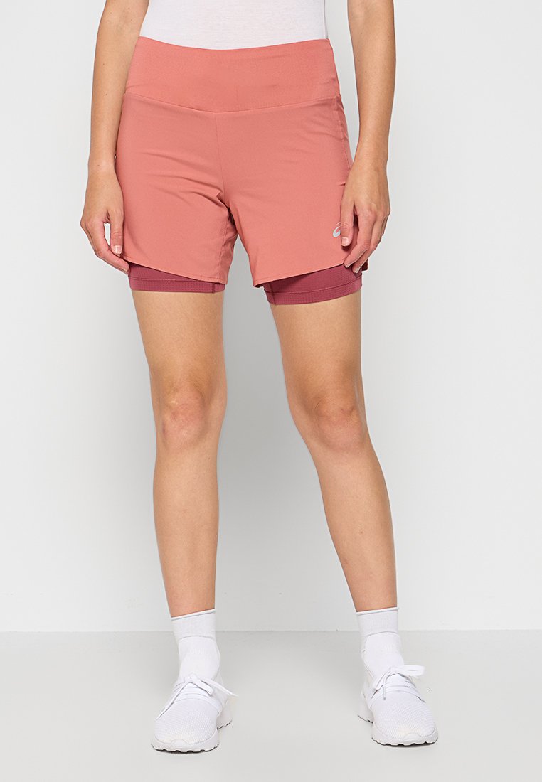ASICS Korte broeken zalmroze ASICS Korte broeken zalmroze