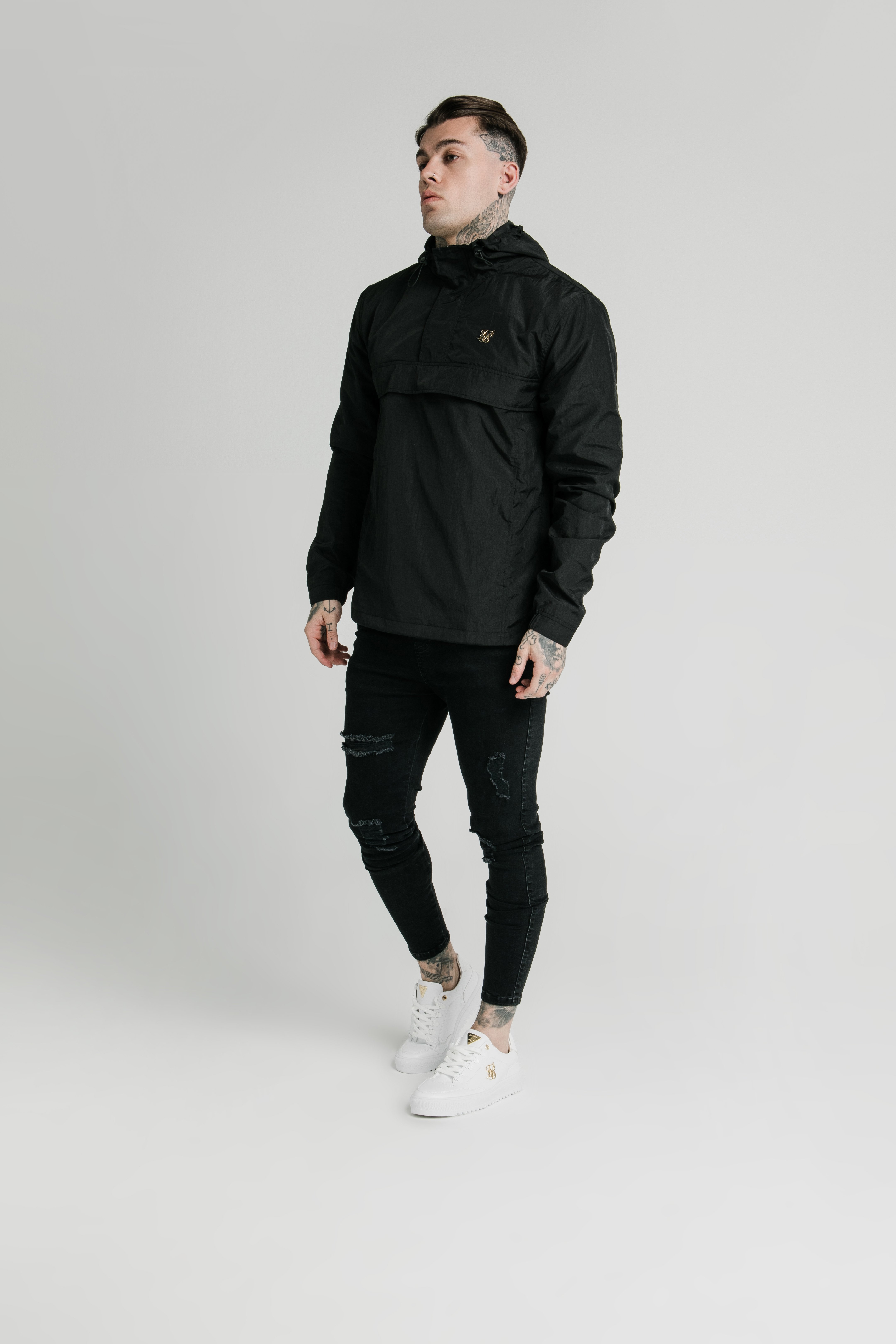 SIKSILK Cortaviento - black/negro - Zalando.es