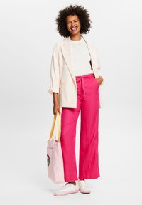 Esprit WIDE LEG - Hlače - pink fuchsia