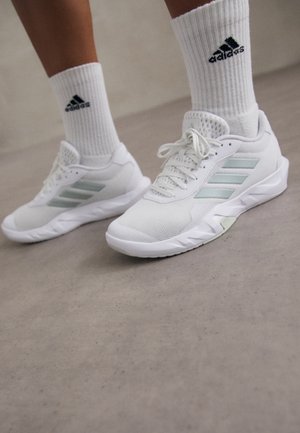 AMPLIMOVE - Chaussures fitness - footwear white/linen green metallic/dash grey