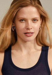 Pilgrim WAVE WAVY UNISEX - Örhänge - silver plated