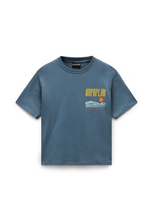 Napapijri SELLA UNISEX - T-shirt imprimé - stormy weat