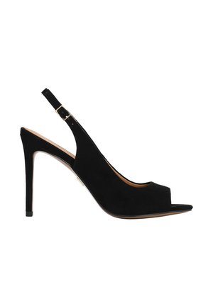 AUDE - Magas sarkú szandálok - black