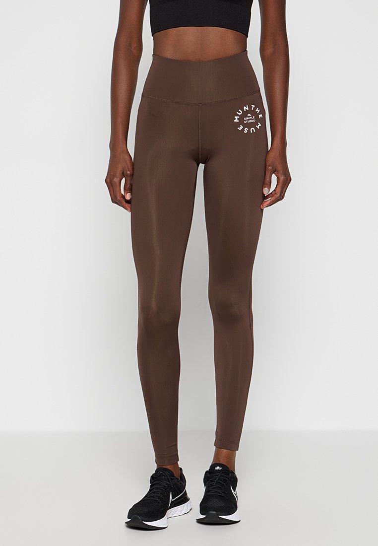 MUNTHE Legging lichtbruin