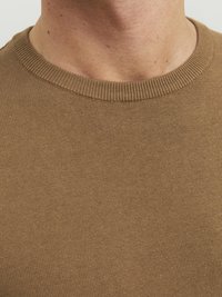 Jack & Jones JJEBASIC CREW NECK NOOS - Trui - otter