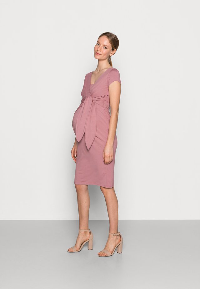 HOLLY NEW II - Shift dress - grey pink
