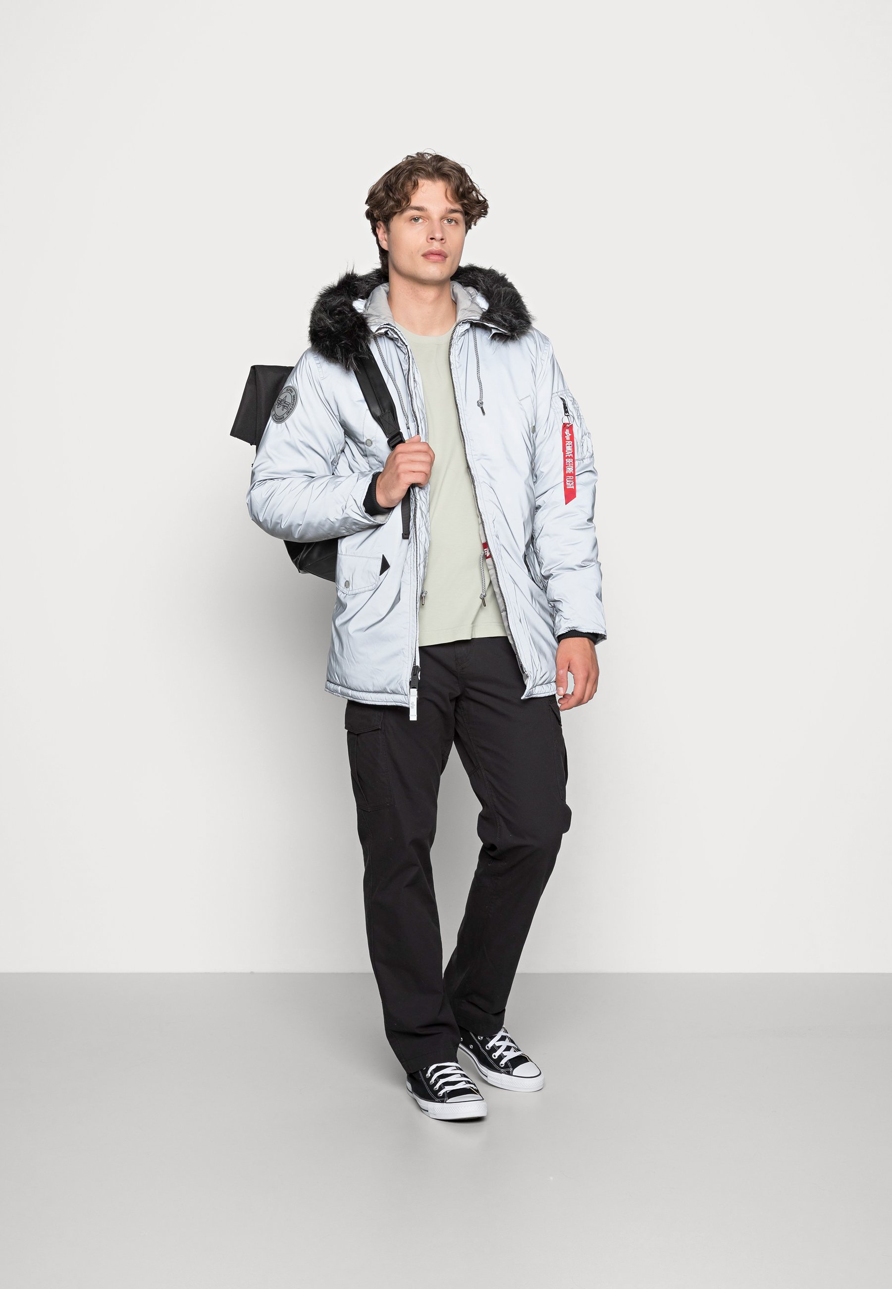 reflective silver coat