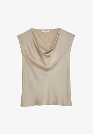 Reiss, Bluse - champagne neutral