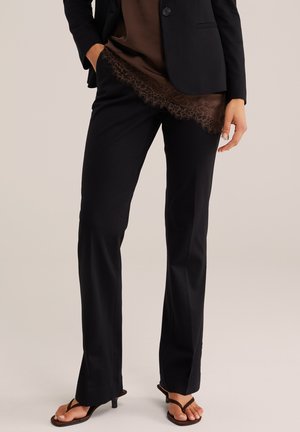 WE Fashion Pantaloni - black