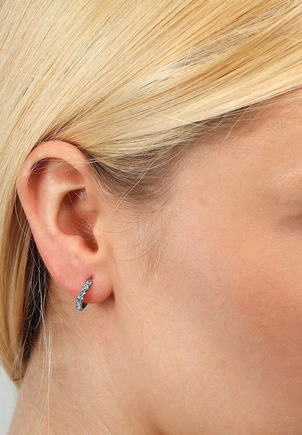 Ohrringe - couleur or blanc