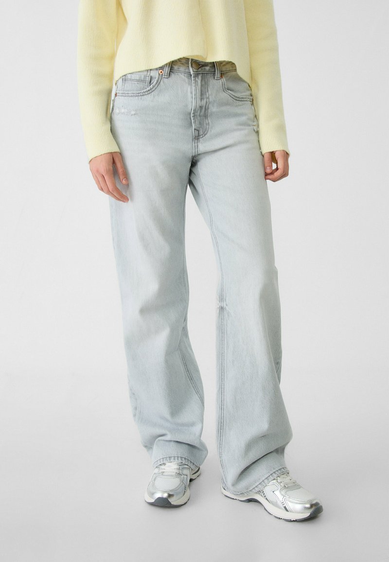 Stradivarius - - Jeansy Relaxed Fit, Powiększ