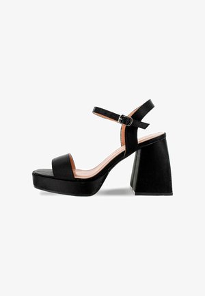 Blogger Sandalias con plataforma - black