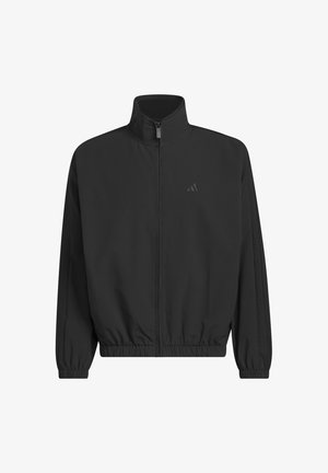 adidas Performance, ADIDAS TRK JKT - Суитшърт с цип - black