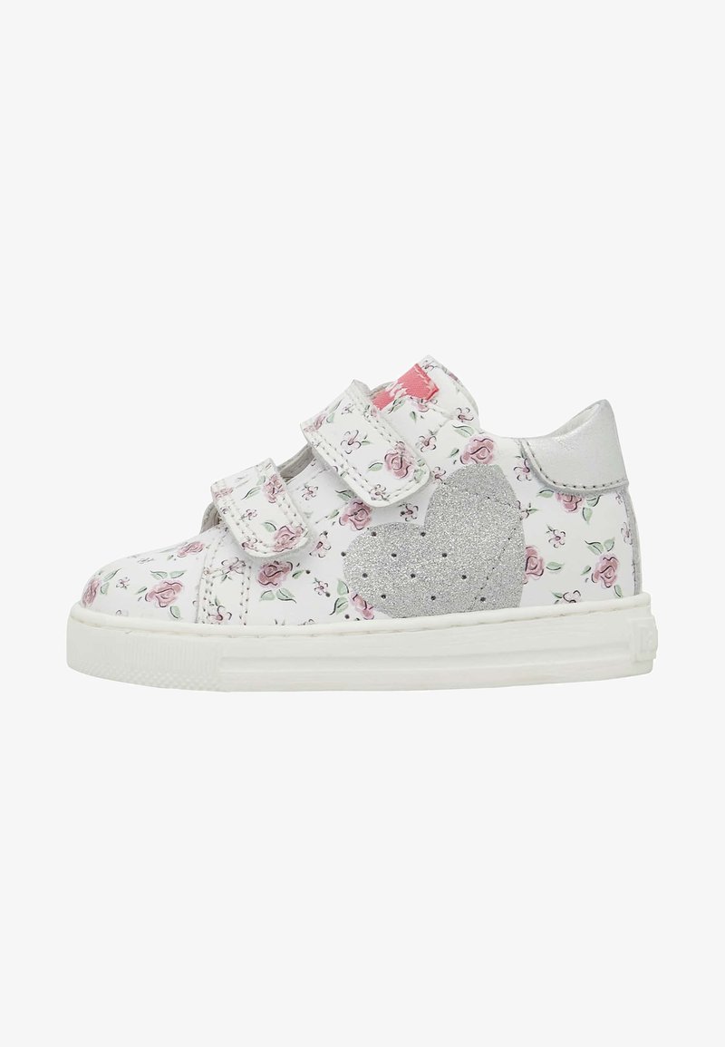 Falcotto Heart VL-Sneaker In Vitello Con Cuore Glitter-Argento Argento 26