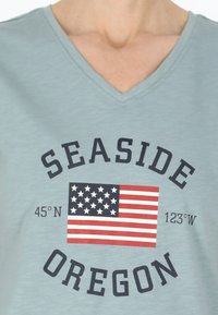 Seaside OREGON TEE W - T-shirt con stampa - seaweed green