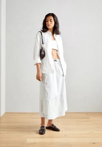 Ecoalf SKIRT WOMAN - A-vonalú szoknya - light grey