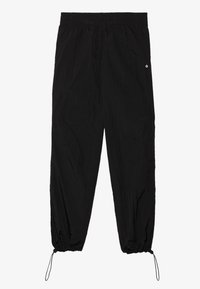MID RISE PARACHUTE JOGGERS WITH ADJUSTABLE CUFFED ANKLE
 - Trousers - black