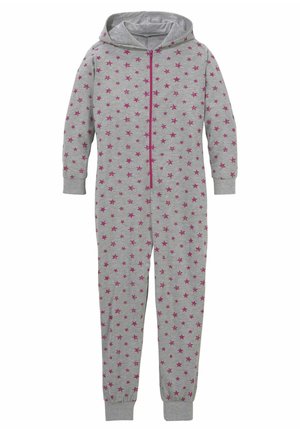 OVERALL - Jumpsuit - grau meliert beere