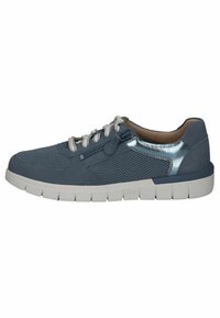 Unselected, blue suede co