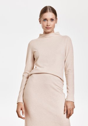 Long sleeved top - canvas melange