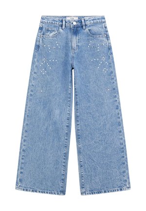 WIDE LEG PALAZZO - Relaxed fit jeans - blau