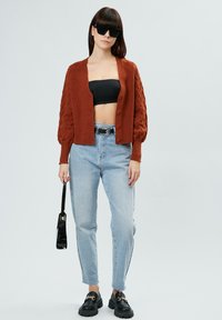 INFLUENCER FANCY RAGLAN-SLEEVE  - Cardigan - caramel