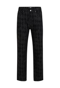 ESSENTIAL KAMEO  - Sirgete säärtega teksad - black denim kameo