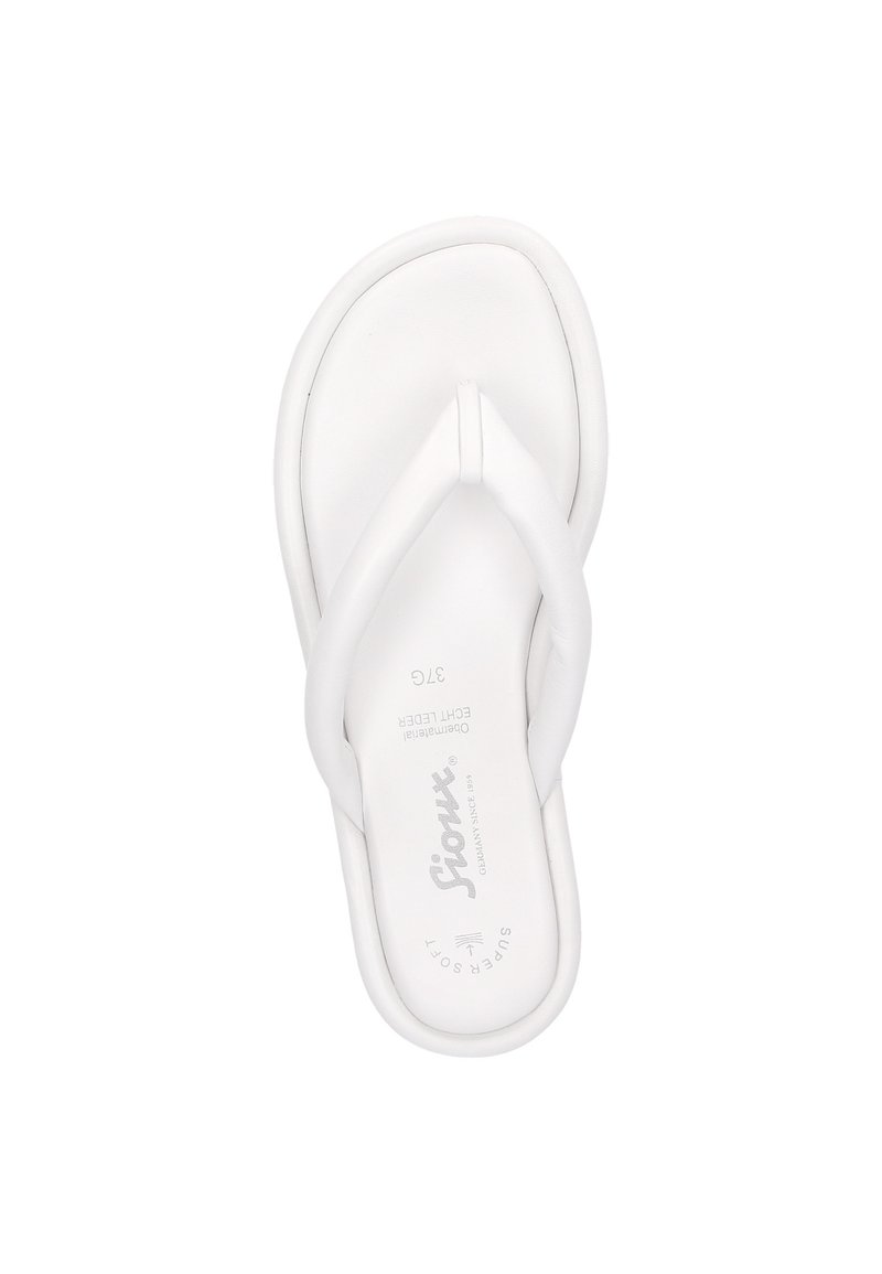 Damen Zehentrenner | Sioux TANISCHA Bade-Zehentrenner weiß - VA32766 Damen Zehentrenner | Sioux TANISCHA Bade-Zehentrenner weiß - VA32766