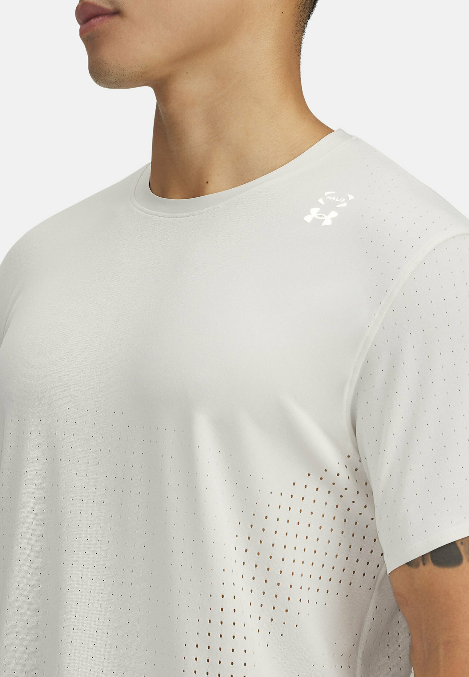 Under Armour HALO VENT - Sport T-Shirt - summit white/weiß - Zalando