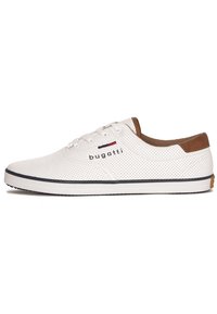 bugatti - Pantofi casual cu șiret - white Imagine miniatură 1