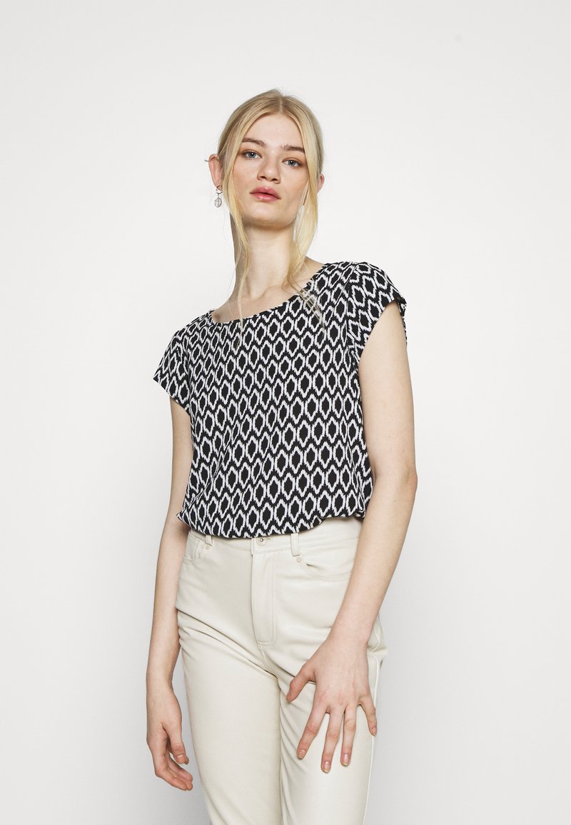 ONLY ONLVIC AOP  - T-shirt estampada - black