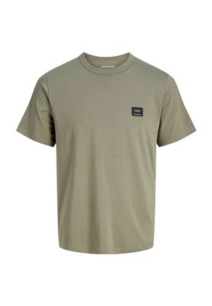 Jack & Jones, JJCLEVELAND TEE CREW NECK  - Camiseta básica - vetiver