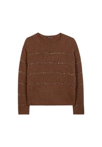 IN STREIFEN-OPTIK - Jumper - walnut