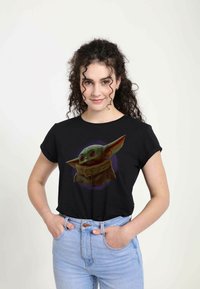 Henry Tiger STAR WARS: THE MANDALORIAN ORANGE BALL - Camiseta estampada - black
