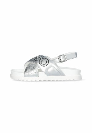 LOGO - Sandals - silver