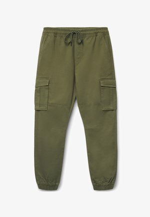 Calliope, PANTALONE LUNGO TINTA UNITA - Pantalon cargo - verde militare