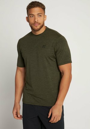 T-Shirt basic - anthracite-mottled