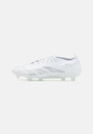 PREDATOR ELITE - Botas de fútbol con tacos - footwear white/silver metallic