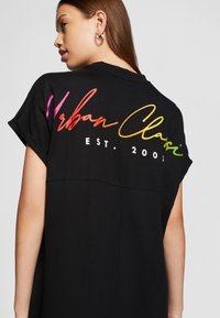 Urban Classics LADIES RAINBOW TEE DRESS - Jerseykjole - black