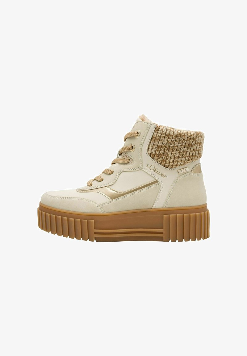 s.Oliver Téli csizmák - beige comb