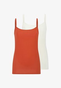 Unausgewählt, terracotta/creme